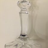 Set of six bohemian crystal wine glasses