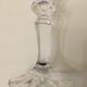 Ensemble de six verres à vin en cristal de bohême