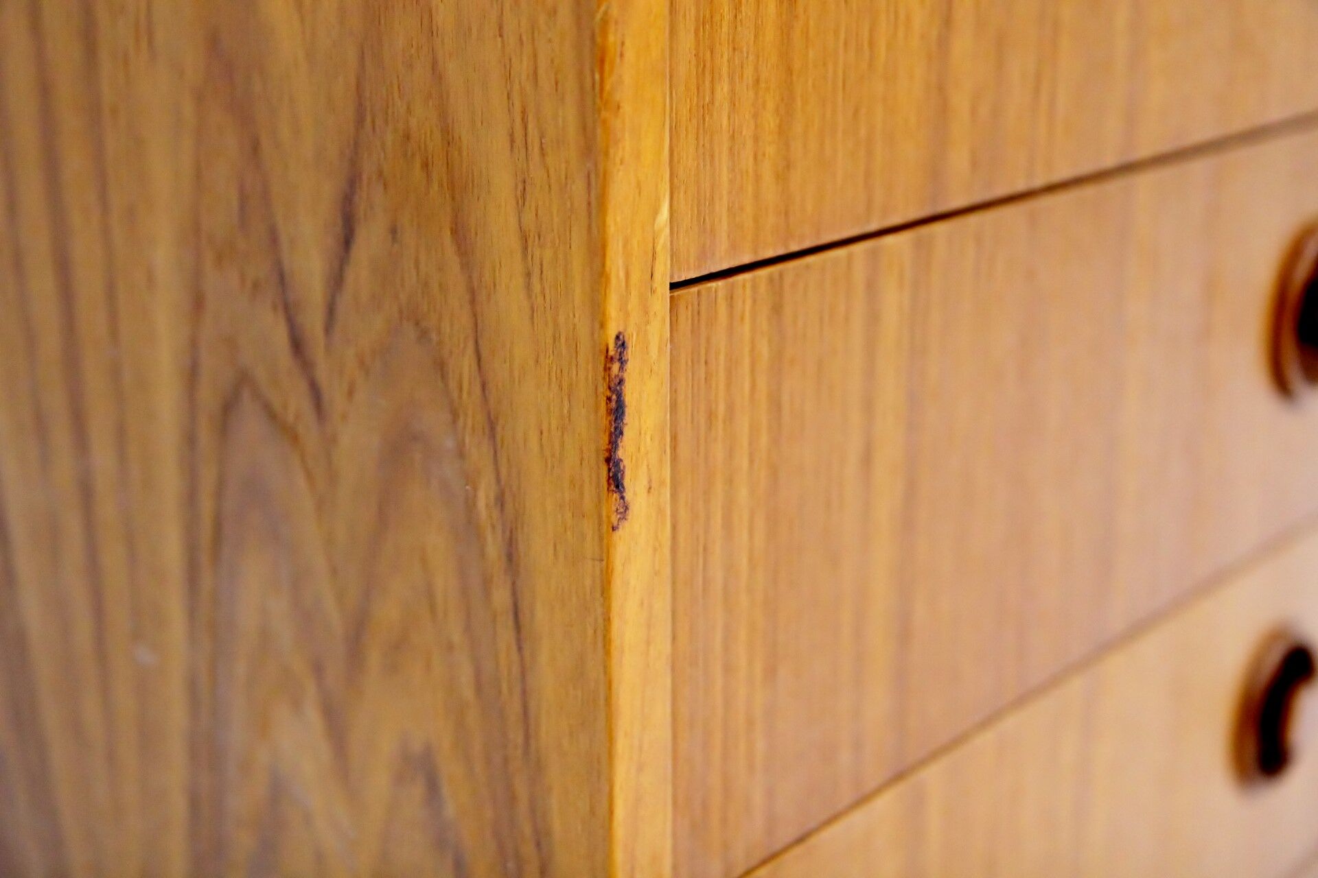 Teak "tallboy" chest of drawers, Sweden, 1960