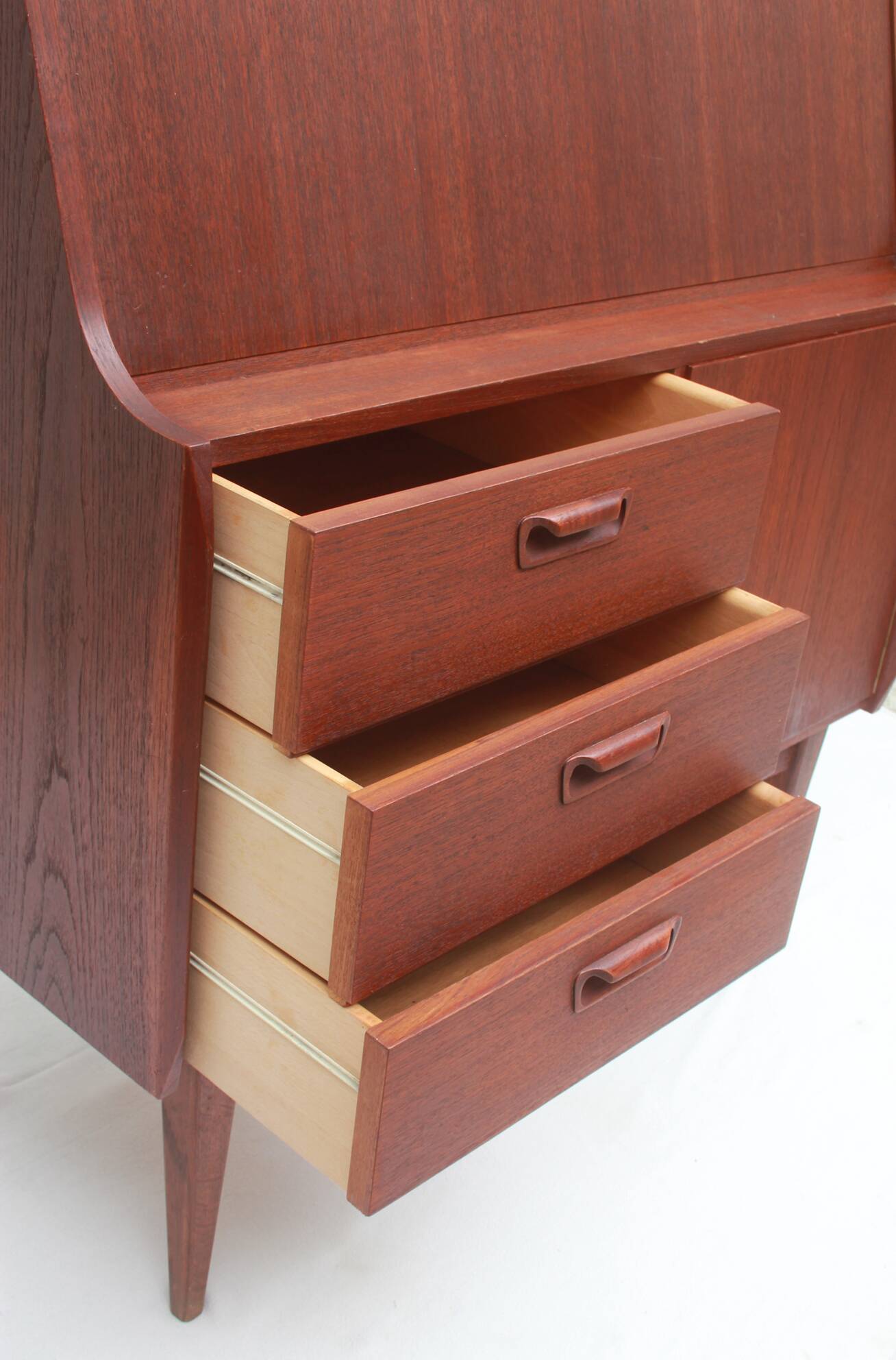 1950s secretary desk in teak