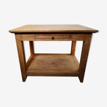 Table basse vintage avec tiroir tablette