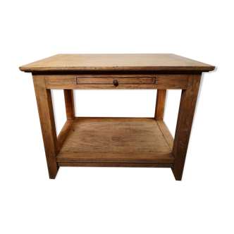 Table basse vintage avec tiroir tablette
