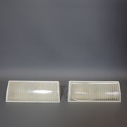 Pair of glass wall light of the years 50 Holophane