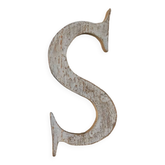 Wooden letter