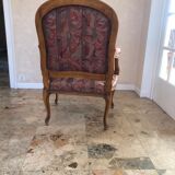 Upholstery armchair regence style