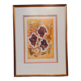 Alfred Steinmetzer (1918-2007), abstract composition, signed and dated etching