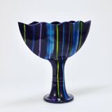 Large Postmodern Ceramic Vase by Jesper Packness, Memphis Style, Denmark