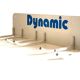 Vintage white metal wall trade coat rack