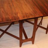 Bendt Winge scandinavian rosewood expandable table, 1960