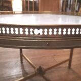 Jansen home coffee table in brass and marble