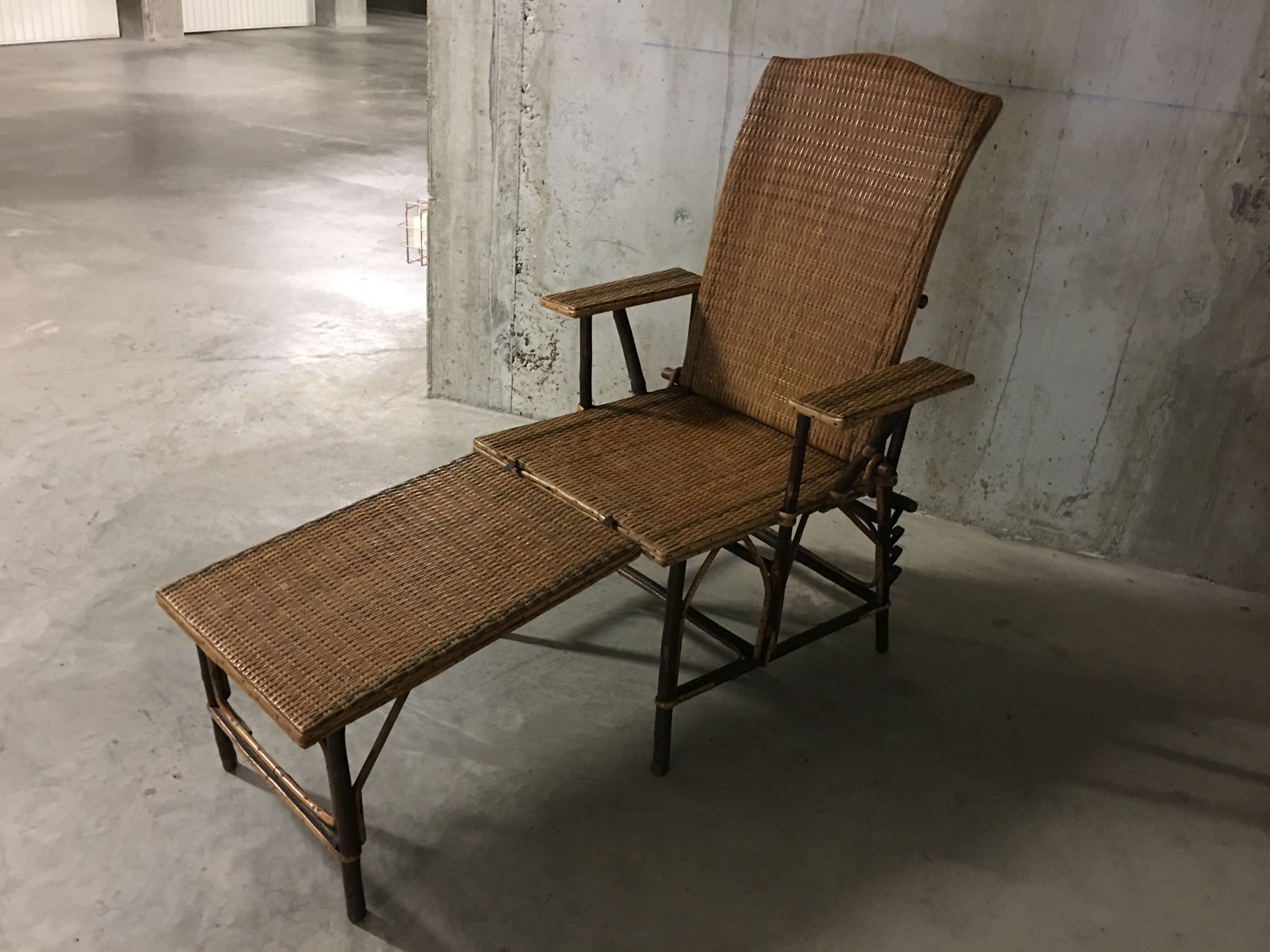 50s Wicker Lounge chair
