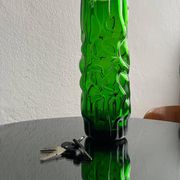 Vintage Murano vase , Emerald Green decorative made in Italy