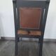 Louis XVI style Jacob armchair in genuine goatskin