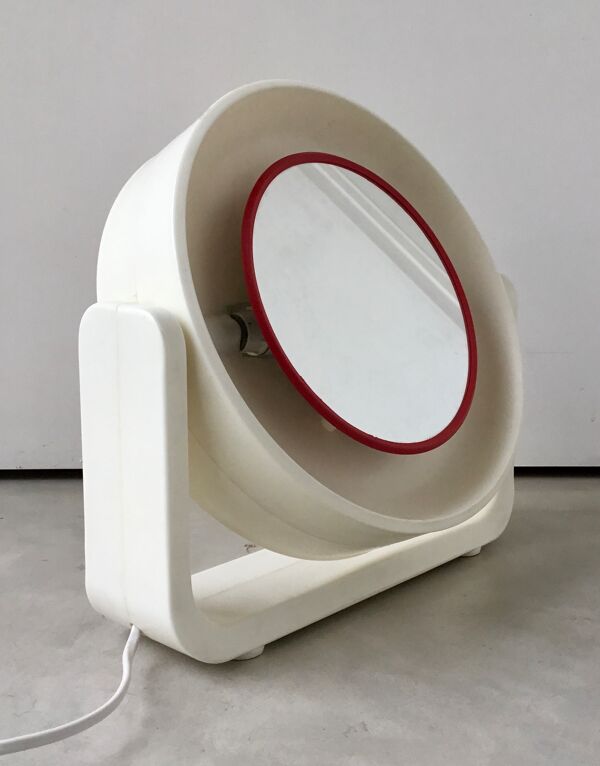 Miroir lumineux Allstar made in Germany - design pop 1960
