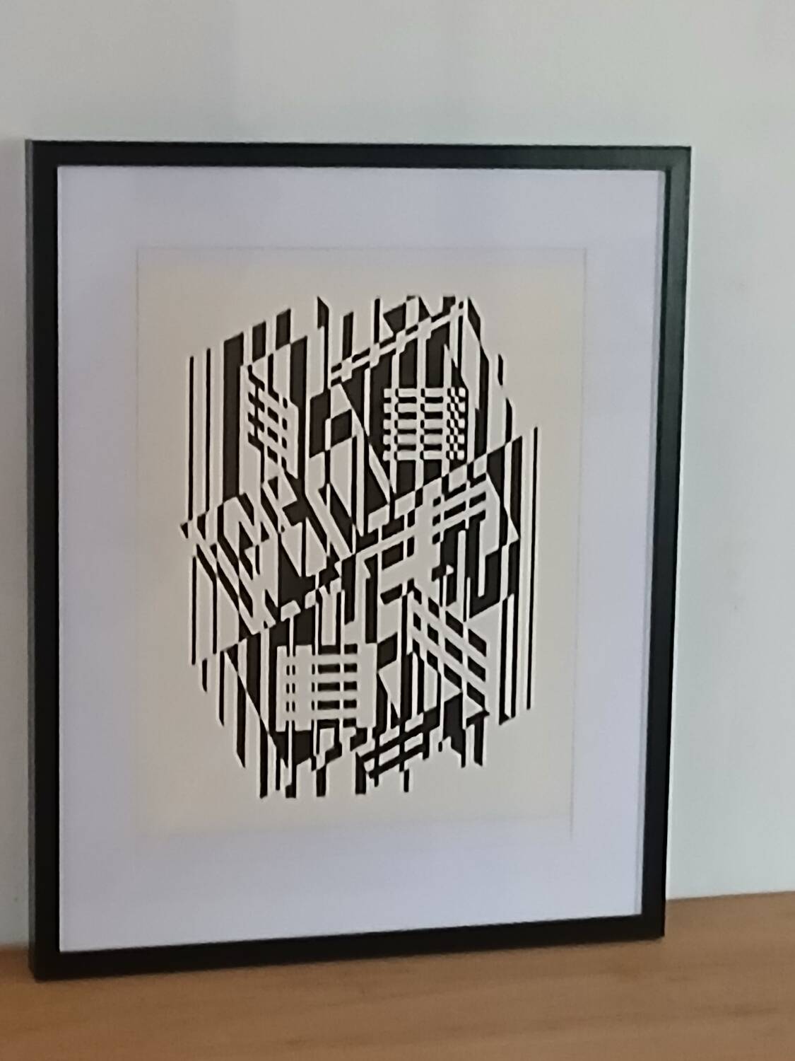 Victor vasarely sérigraphie d'après l'œuvre afa 1955