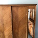 Wardrobe sewing door