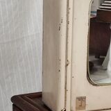 Metal medicine cabinet mirror