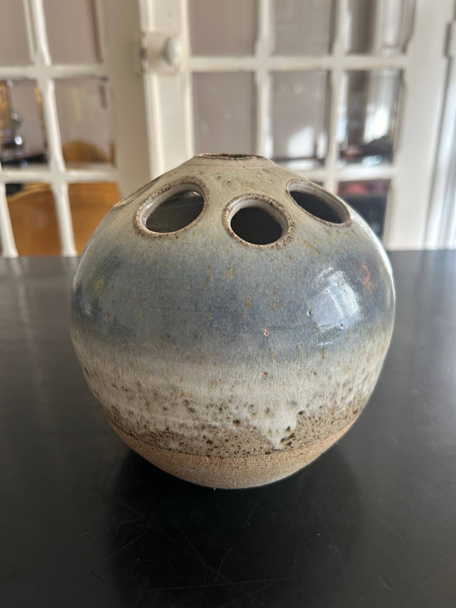 Ceramic flower spike vase 1970