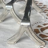 Ercuis - Set of 12 silver-plated knife rests in Art Deco style
