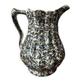 Green and blue speckled water carafe/pitcher