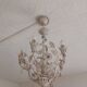 Wrought iron chandelier - Floral decorations - Italy - 1950