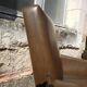 Vintage Scandinavian olive green armchairs