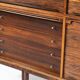 Mid-century modern storage furniture in the style of Gianfranco Frattini, Italy, 1960s.