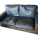 Leather and fabric sofa by Jean-Charles de Castelbajac for Ligne Roset
