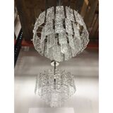 Lot de 2 lustres en verre de murano