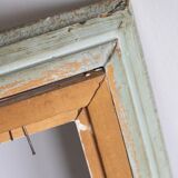 Old patinated frame