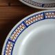 Six antique dinner plates