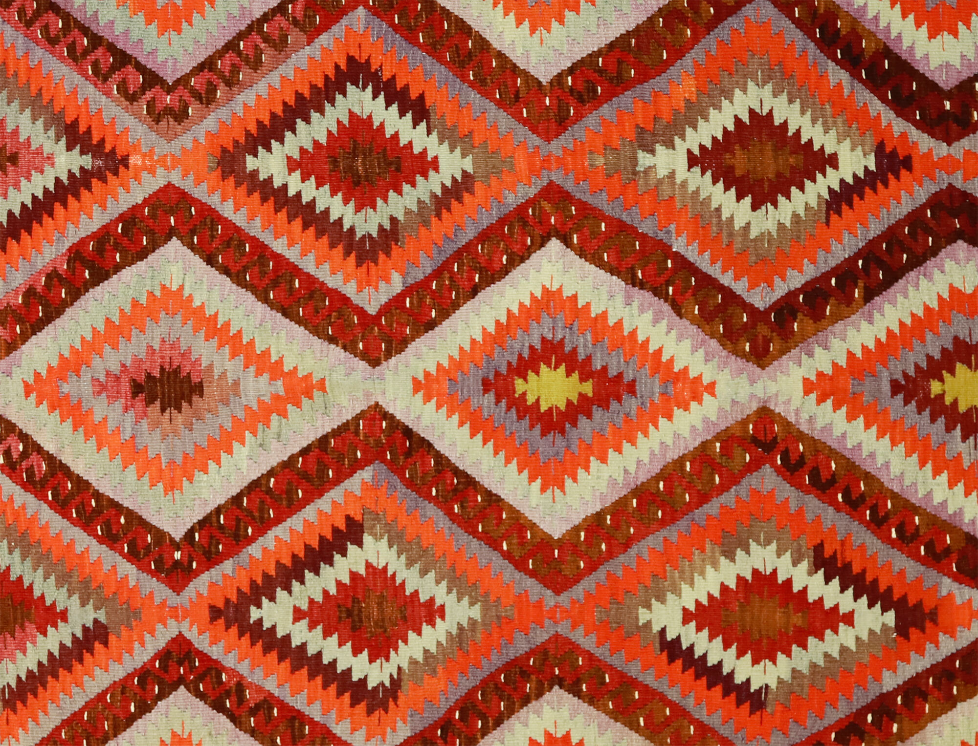 Vintage Colourful Turkish Kilim Rug 170x257 cm Handmade Wool