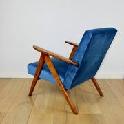 B-310 VAR armchair sea blue blue velvet - 2 pieces available