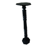 Wooden bollard column