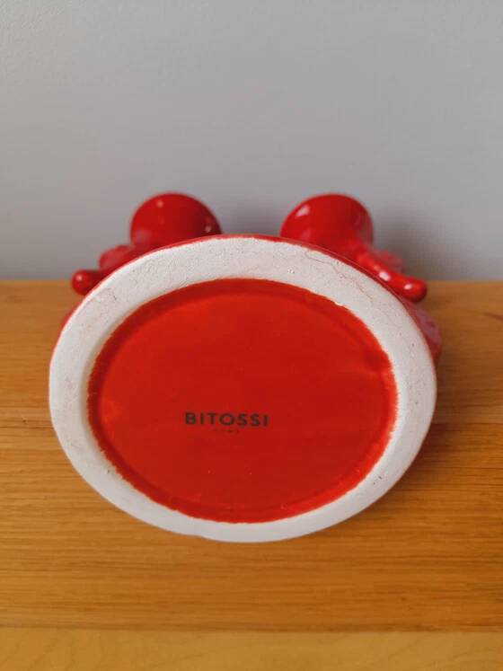 Ceramic seahorse candlestick by Bitossi