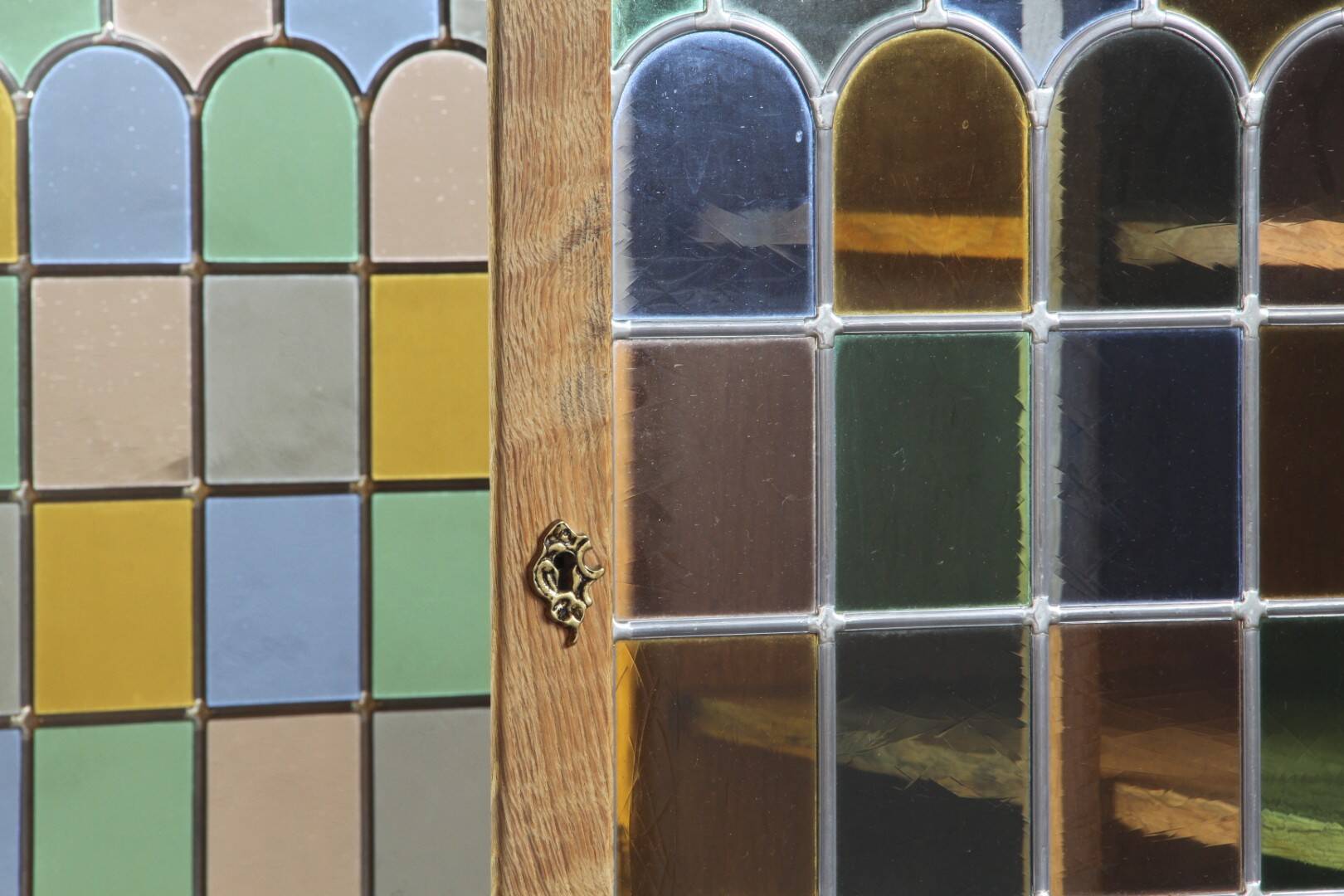 Vintage 1994 Danish Modern Oak Cabinet in the style of Henning Kjærnulf