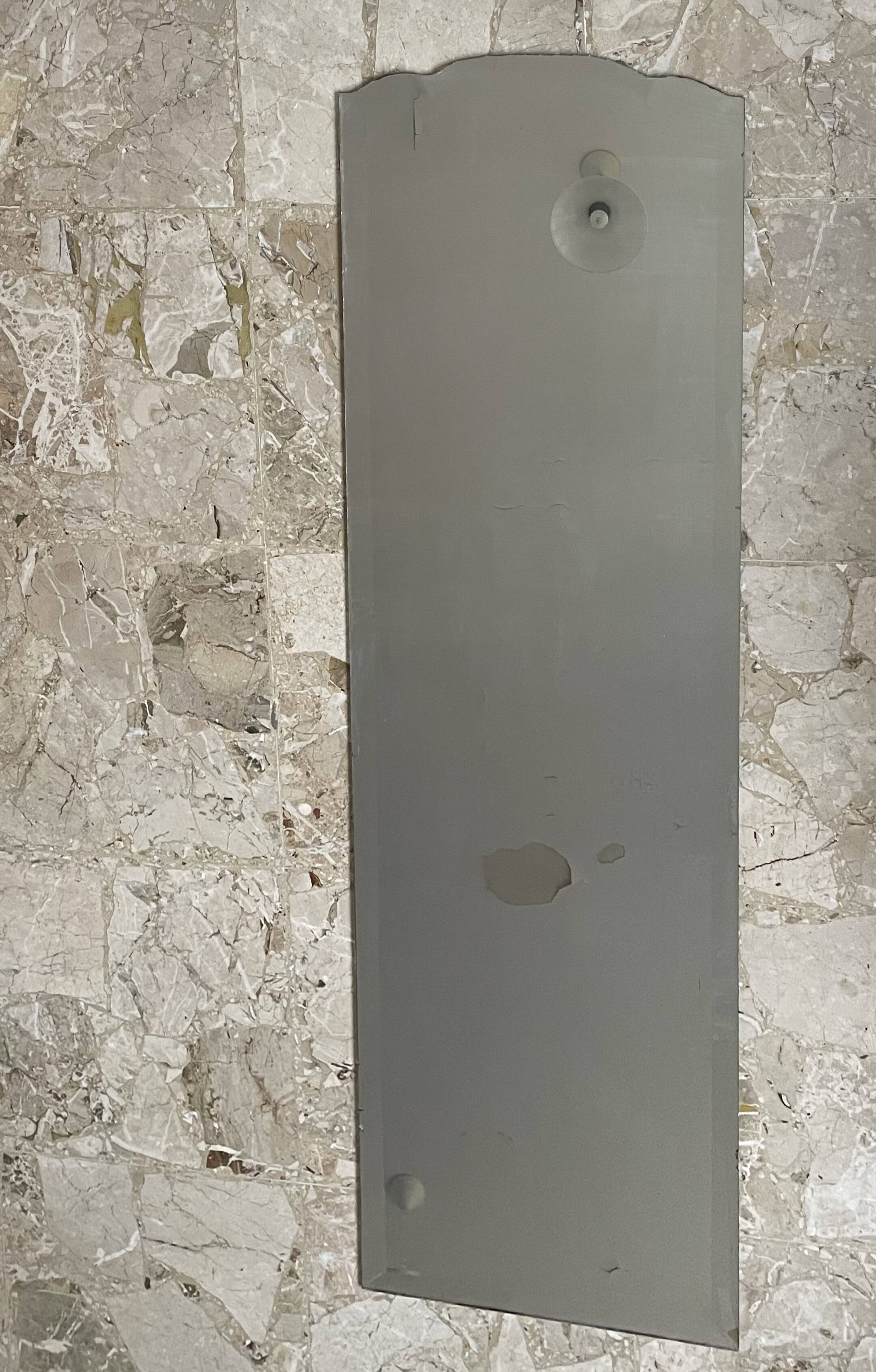 Miroir biseauté ancien 45x150cm