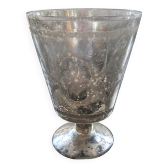 Mercury glass tealight holder