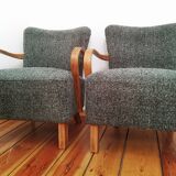 H 237 Armchairs by J. Halabala for Up Závody, Czechoslovakia, 1960s, Set of 2