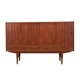 Teak highboard, Danish design, 1970s, manufactured by Børge Dam