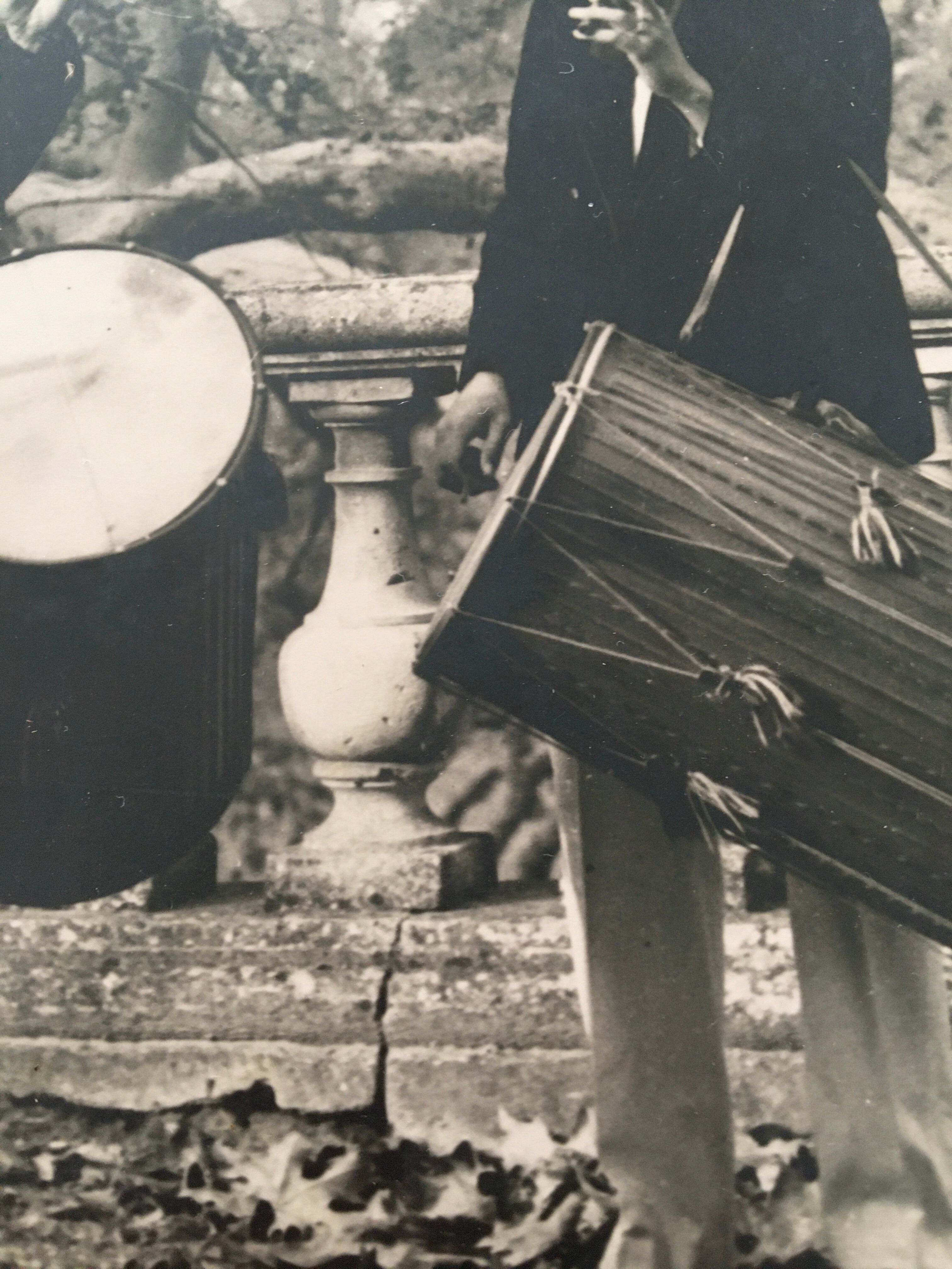 Old photo "Provencal drums"