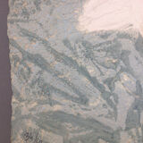 A carborundum engraving, towards the peaks, 1992, by bernard alligand.