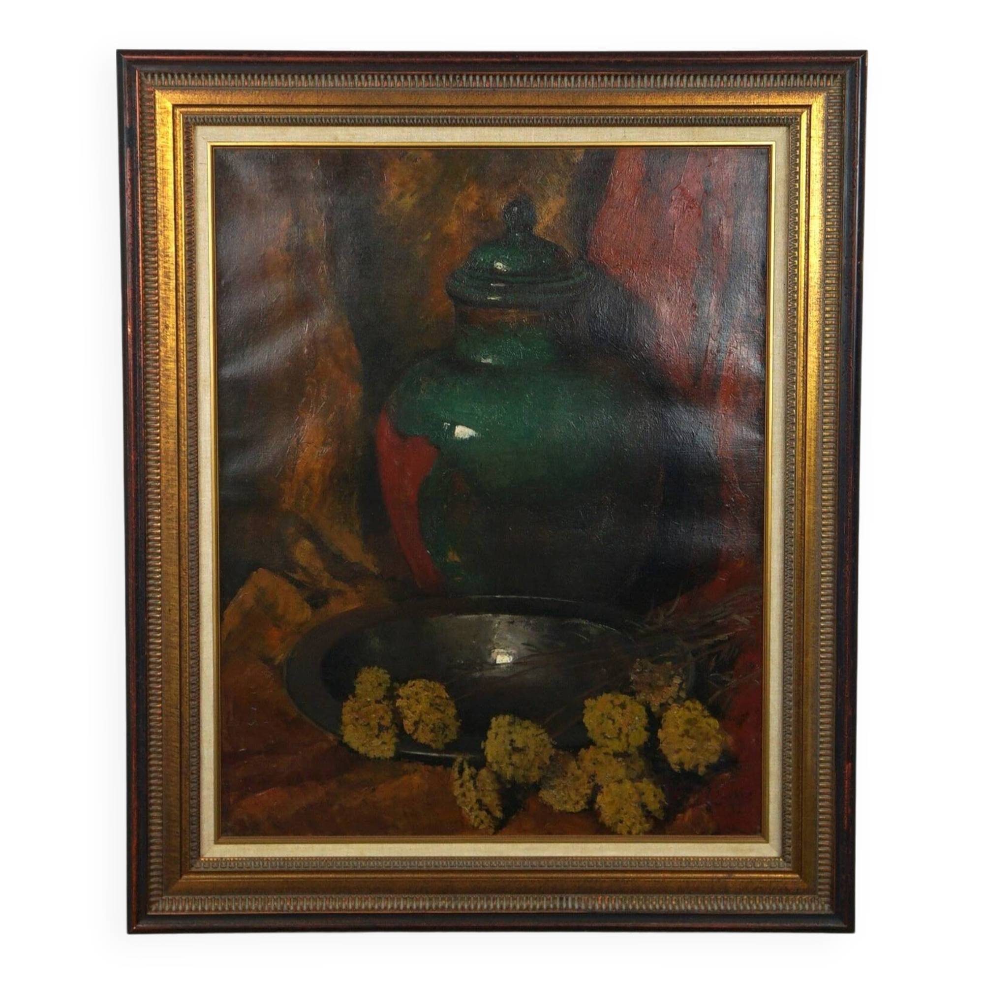 grande nature morte classique aux fleurs par Eugène Joseph Frans Lücker