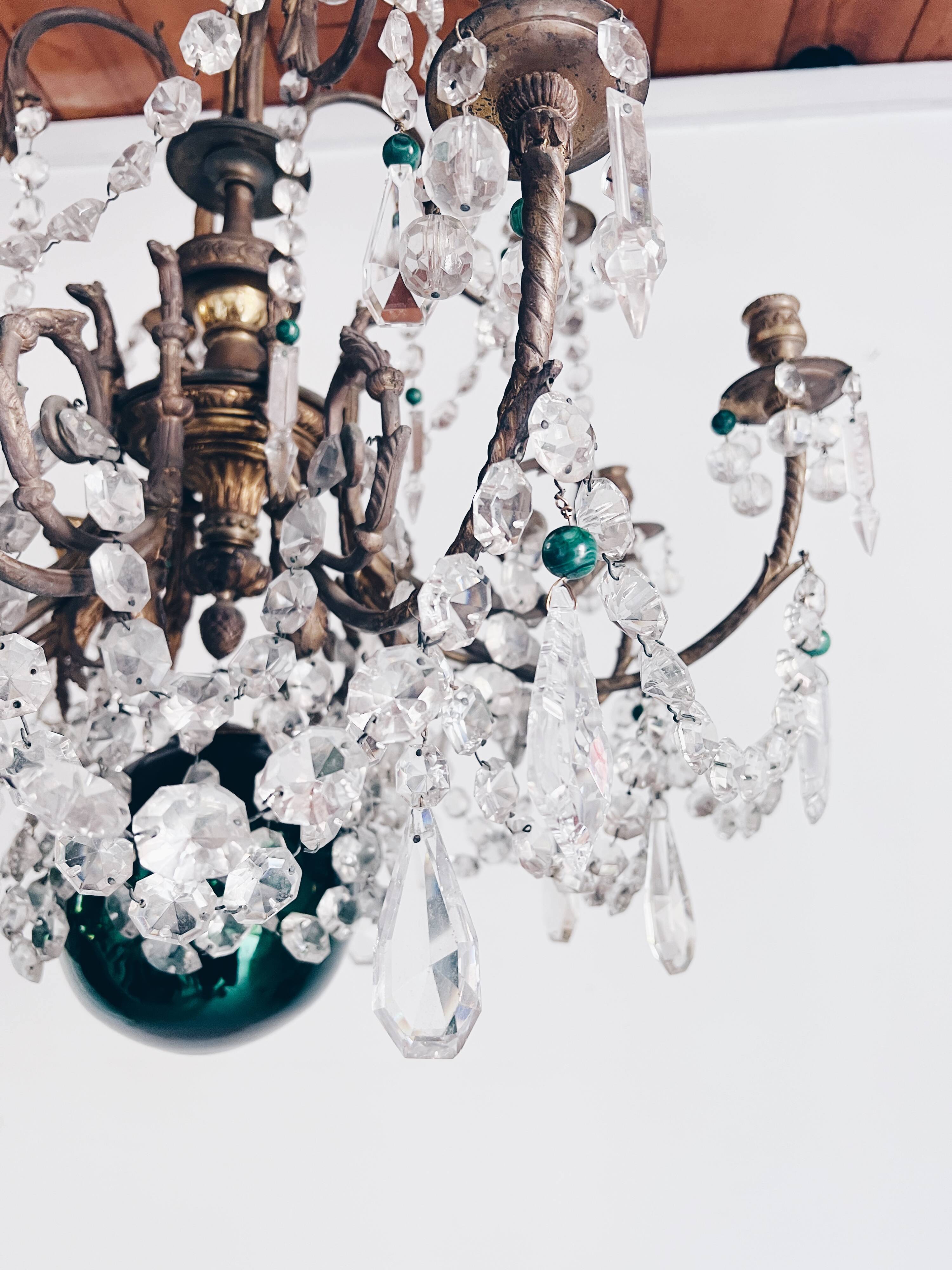 chandelier with tassels