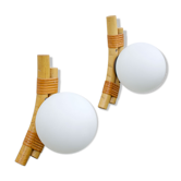 Rattan and opaline sonces