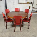 Vero meal table in vintage walnut 1960