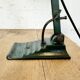 Lampe de banque vintage en émail vert, années 1950