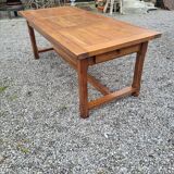 Oak farm table, 200×90 cms