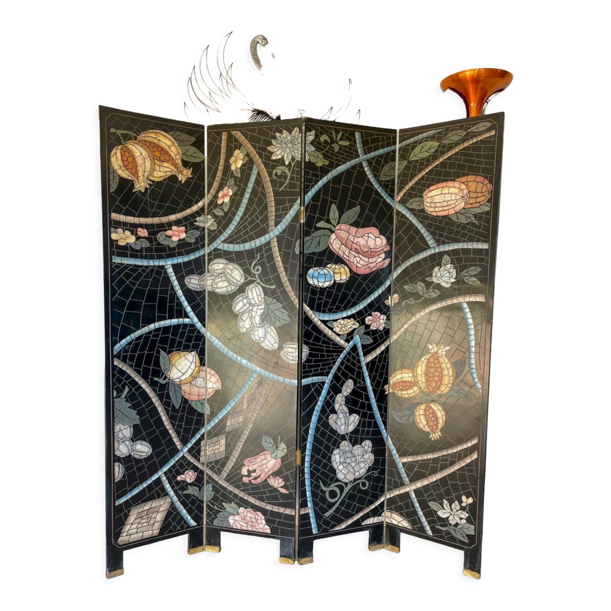 Coromandel style screen of the 60-70s