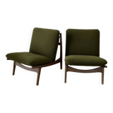 Pair of 790 armchairs by Joseph André Motte, Steiner, 1960